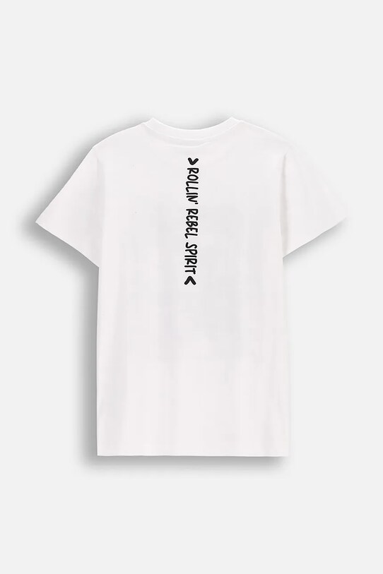 Coccodrillo pamut póló WC5143207IBJ fehér SS25