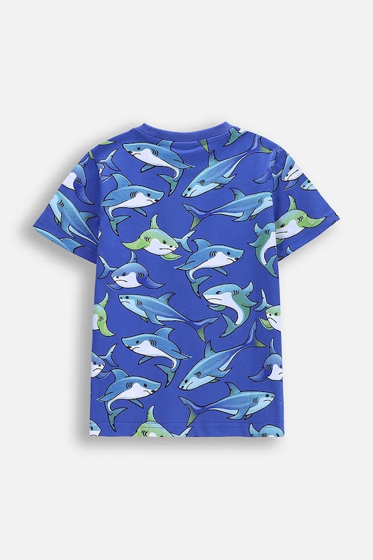 Coccodrillo pamut póló WC5143203IBK kék SS25