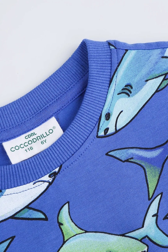 Fiú Coccodrillo pamut póló WC5143203IBK kék