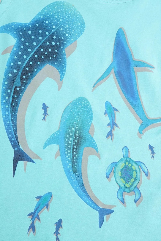 Coccodrillo t-shirt bez rękawów turkusowy WC5143302IBK