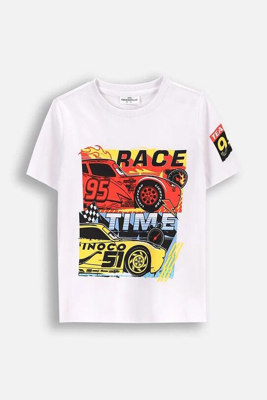 Coccodrillo t-shirt okrągły biały WC5143203LBD