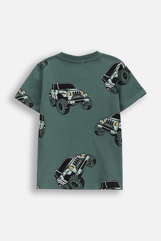 Coccodrillo tricou din bumbac WC5143204WBK verde SS25