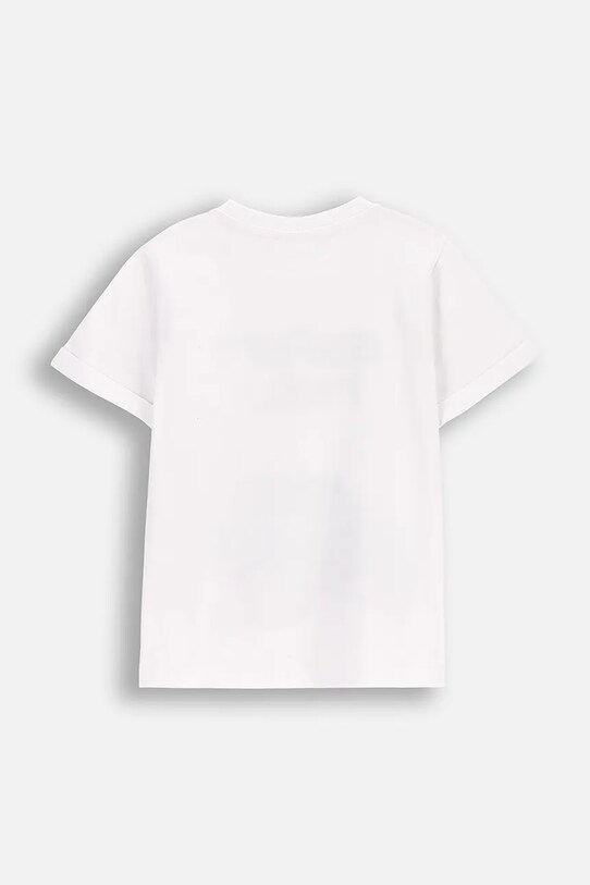 Coccodrillo tricou din bumbac WC5143206WBK alb SS25