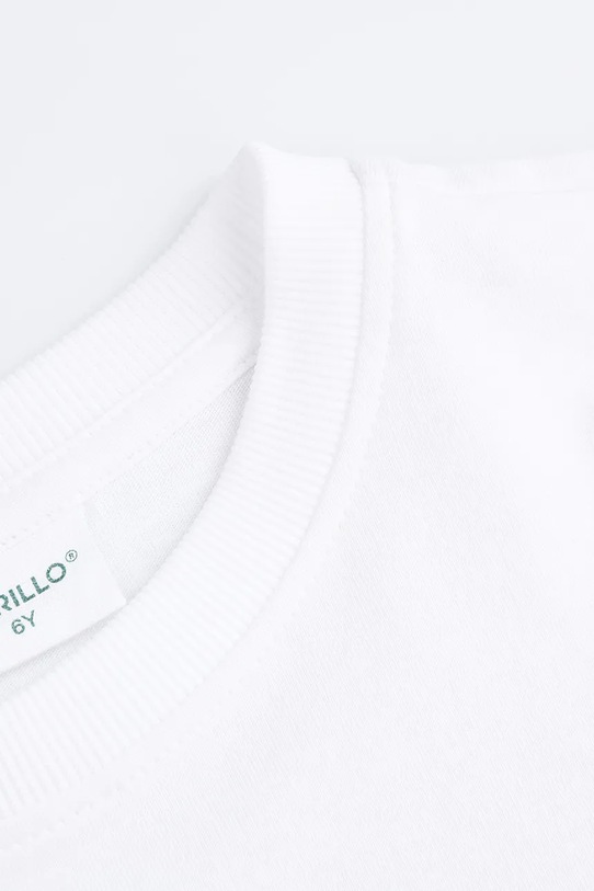 Fiú Coccodrillo pamut póló WC5143206WBK fehér