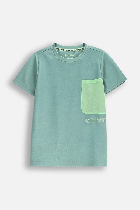 Lemon Explore t-shirt sportowy WL5143202ACB zielony SS25