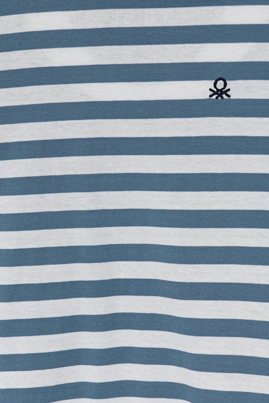 Chłopiec United Colors of Benetton t-shirt bawełniany dziecięcy 3FHXG10HR.P.Seasonal niebieski