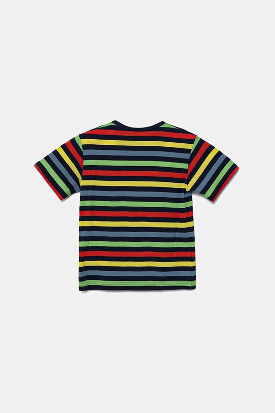 United Colors of Benetton tricou de bumbac pentru copii 3FHXG10HR.P.Seasonal bleumarin SS25