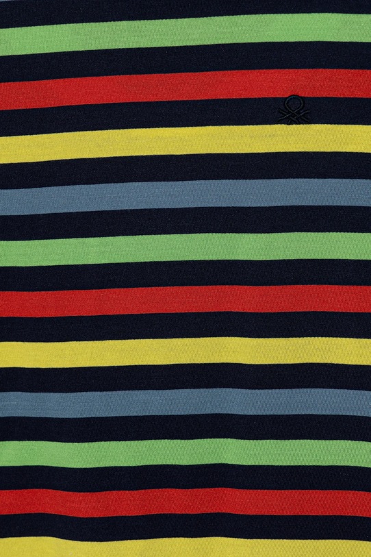 Chłopiec United Colors of Benetton t-shirt bawełniany dziecięcy 3FHXG10HR.P.Seasonal granatowy