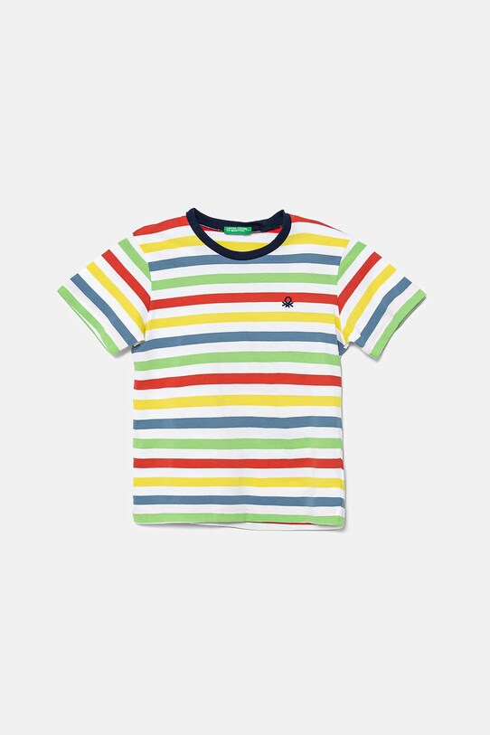 Dětské bavlněné tričko United Colors of Benetton kulatý vícebarevná 3FHXG10HR.P.Seasonal