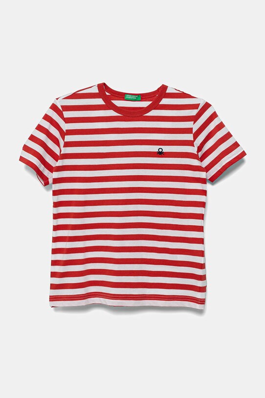 United Colors of Benetton tricou de bumbac pentru copii cu modele rosu 3FHXC10MW.G.Seasonal
