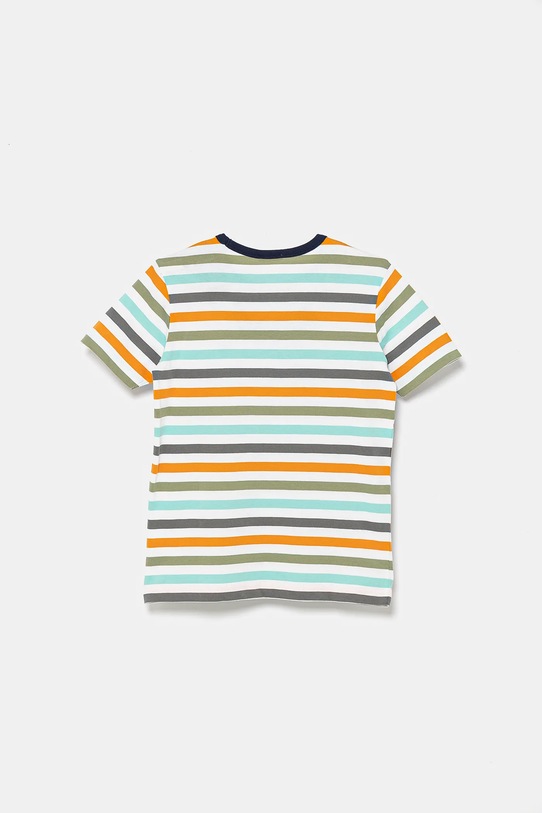 United Colors of Benetton gyerek pamut póló 3FHXC10MW.G.Seasonal türkiz SS25