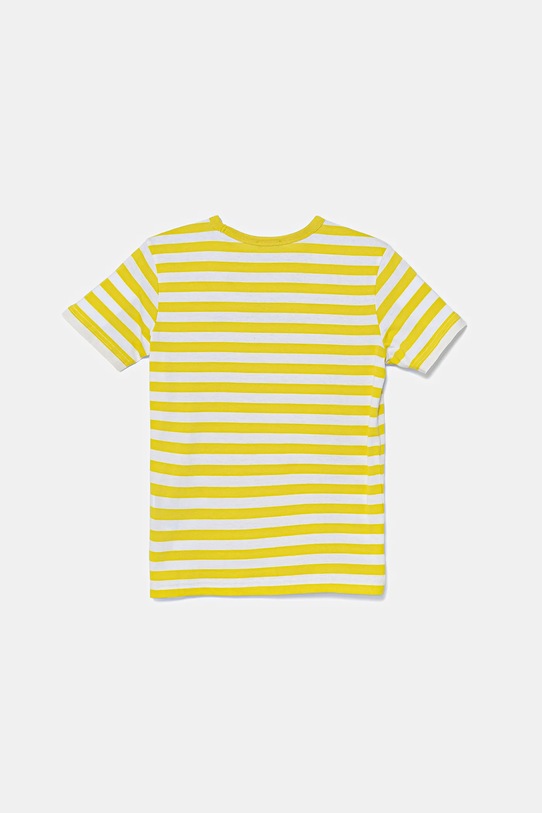 Дитяча бавовняна футболка United Colors of Benetton 3FHXC10MW.G.Seasonal зелений SS25