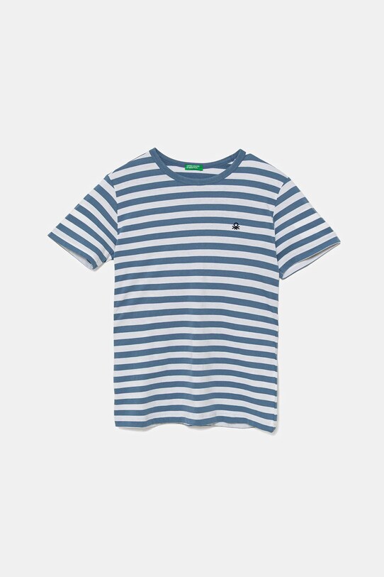 Дитяча бавовняна футболка United Colors of Benetton бавовна блакитний 3FHXC10MW.G.Seasonal