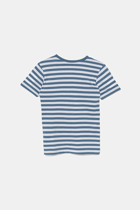 Дитяча бавовняна футболка United Colors of Benetton 3FHXC10MW.G.Seasonal блакитний SS25