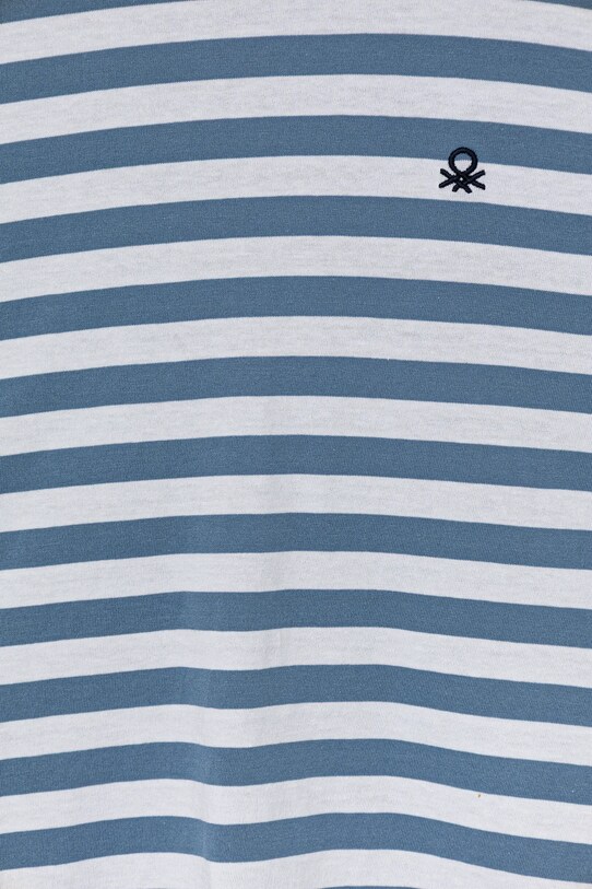 Хлопчик Дитяча бавовняна футболка United Colors of Benetton 3FHXC10MW.G.Seasonal блакитний