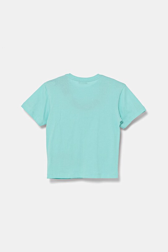 United Colors of Benetton tricou din bumbac 3I1XG10J6.P.Seasonal turcoaz SS25