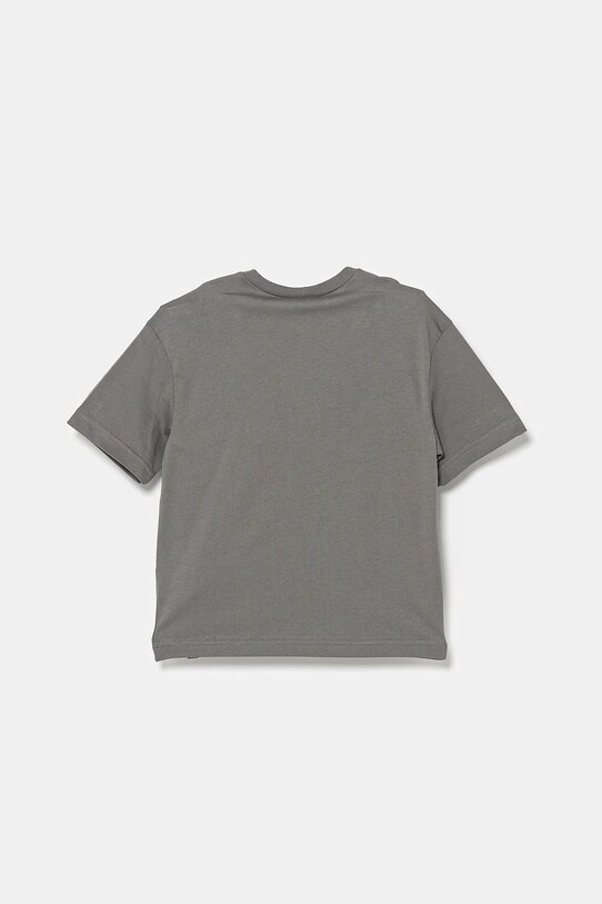Детская хлопковая футболка United Colors of Benetton 3I1XC10NV.G.Seasonal серый SS25