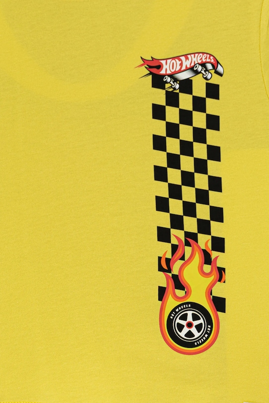 Dečki Otroška bombažna kratka majica United Colors of Benetton 3I1XG10I3.P.Seasonal rumena