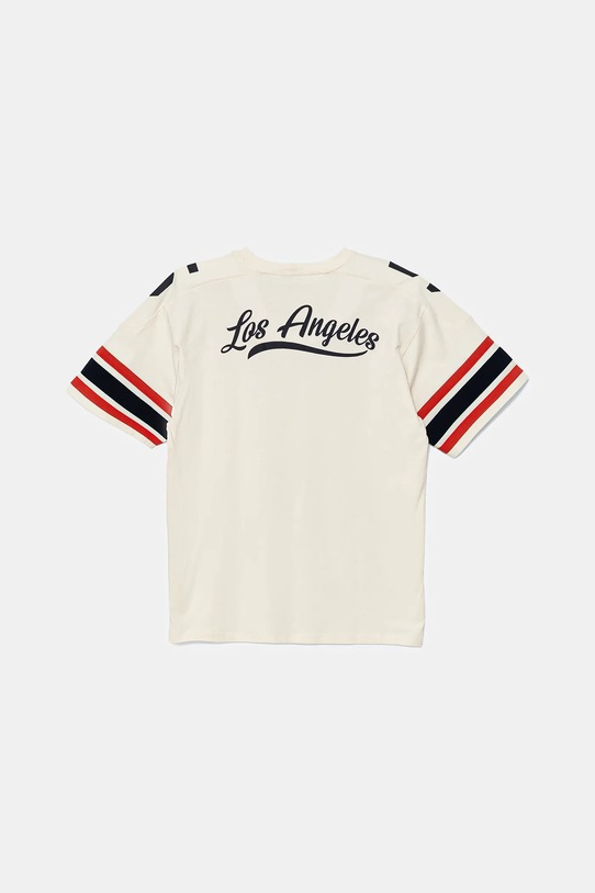 Βαμβακερό μπλουζάκι United Colors of Benetton 3MI5C10OA.G.Seasonal μπεζ SS25