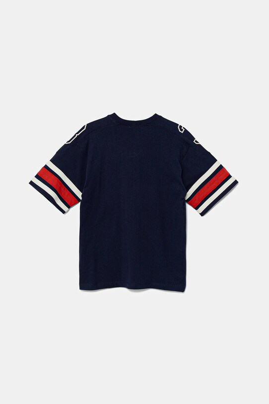 Βαμβακερό μπλουζάκι United Colors of Benetton 3MI5C10OA.G.Seasonal σκούρο μπλε SS25