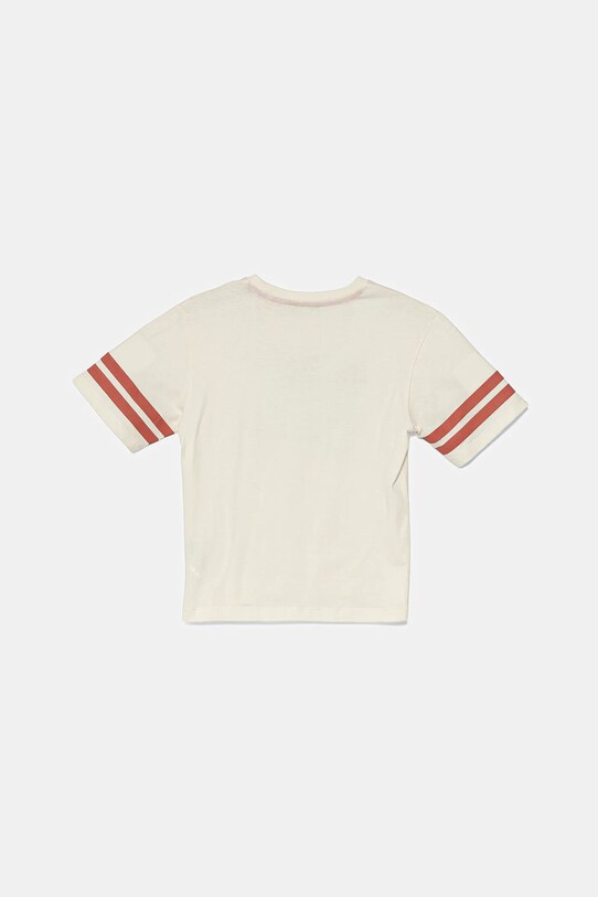 Дитяча бавовняна футболка United Colors of Benetton 3I1XG10IM.P.Seasonal бежевий SS25