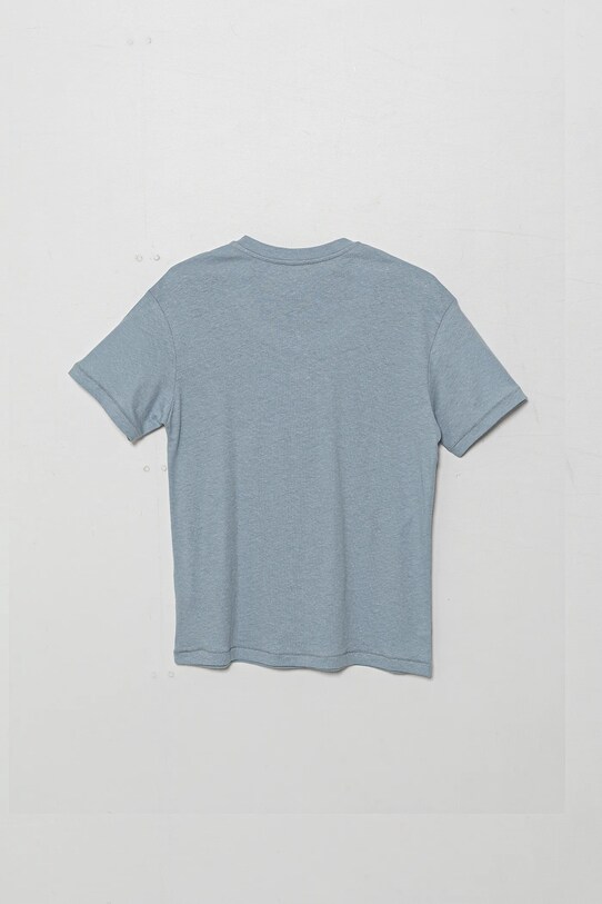 United Colors of Benetton tricou din amestec de in pentru copii 3F4JC10NN.G.Seasonal albastru SS25