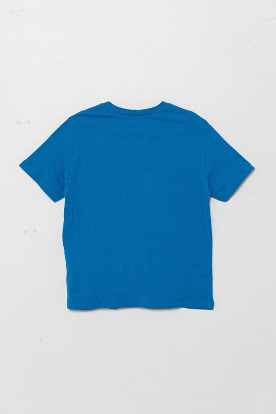 United Colors of Benetton tricou de bumbac pentru copii 3JERC10PE.G.Seasonal albastru SS25