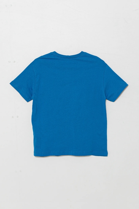 Дитяча бавовняна футболка United Colors of Benetton 3JERC10PE.G.Seasonal блакитний SS25