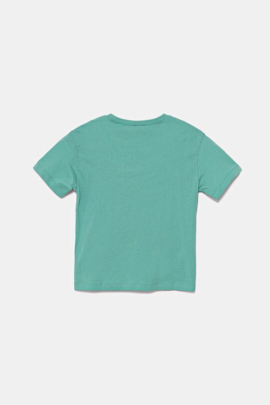 United Colors of Benetton t-shirt in cotone per bambini 3JERC10PE.G.Seasonal turchese SS25