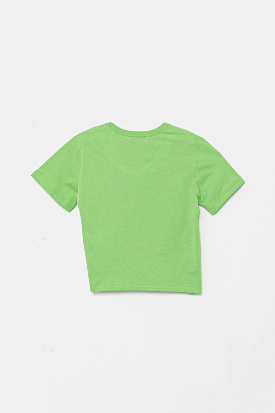 Παιδικό βαμβακερό μπλουζάκι United Colors of Benetton 3JERG10JQ.P.Seasonal πράσινο SS25