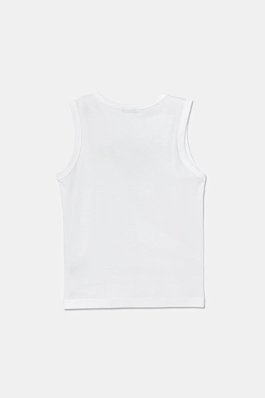 Детский хлопковый топ United Colors of Benetton 3I1XCH01W.G.Seasonal белый SS25