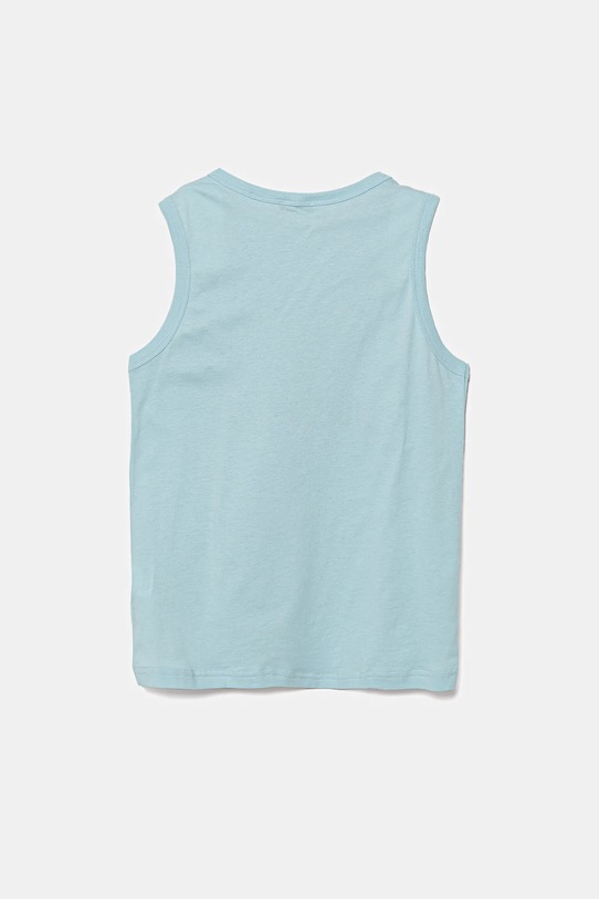 Pamučni dječji top United Colors of Benetton 3I1XCH01W.G.Seasonal plava SS25