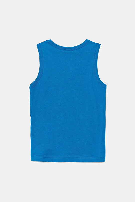 Дитячий бавовняний топ United Colors of Benetton 3I1XCH01W.G.Seasonal блакитний SS25