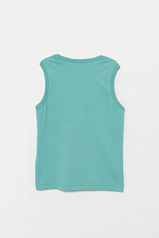 Chlapec Detský bavlnený top United Colors of Benetton 3I1XCH01W.G.Seasonal tyrkysová