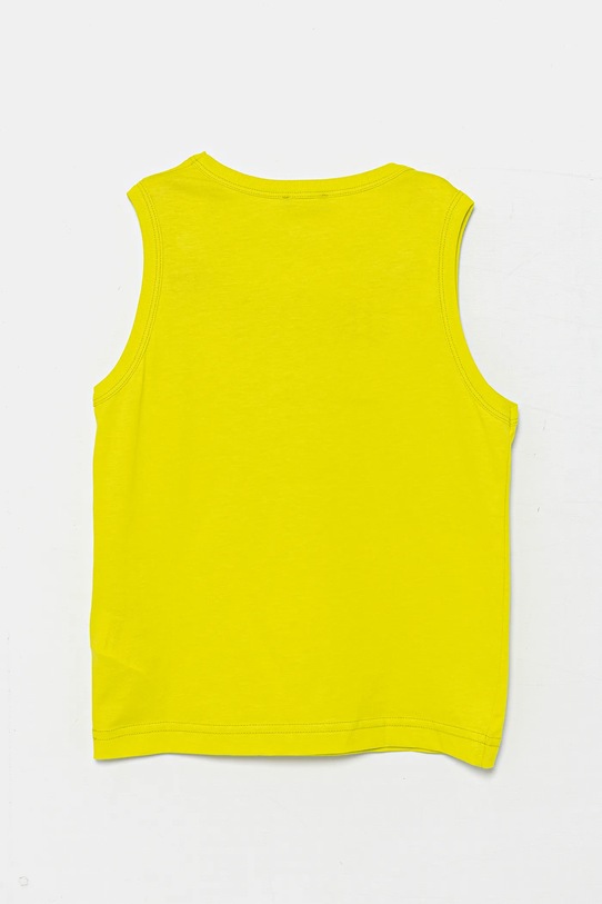 Detský bavlnený top United Colors of Benetton 3I1XCH01W.G.Seasonal zelená SS25