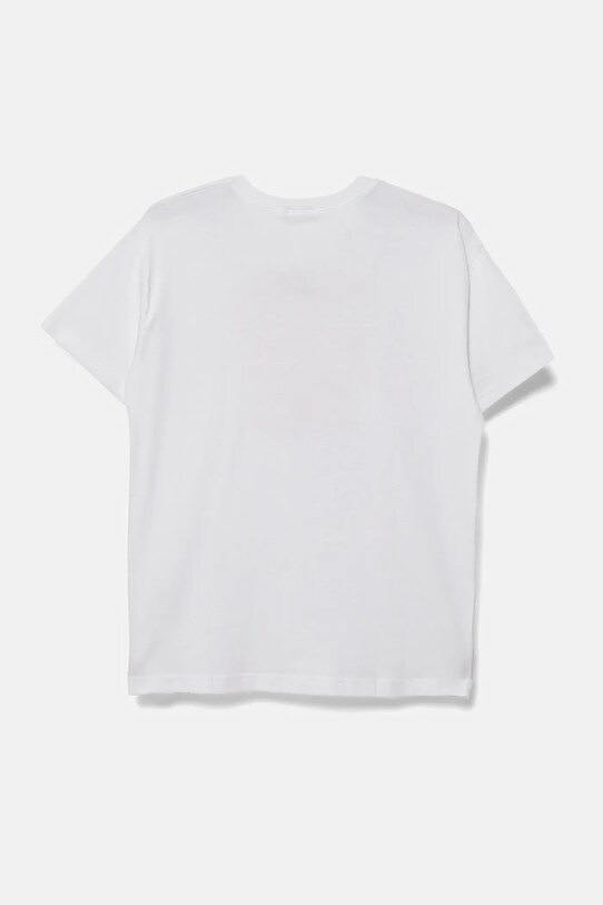 United Colors of Benetton tricou de bumbac pentru copii 3I1XC10OO.G.Seasonal alb SS25