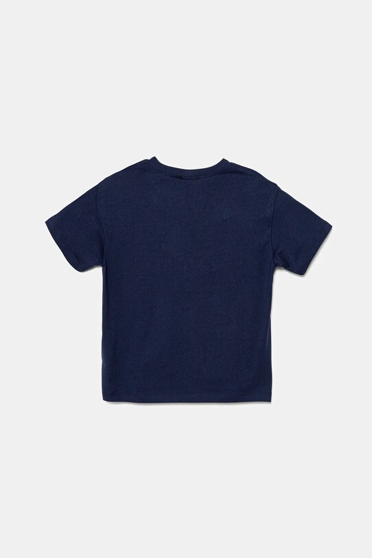 United Colors of Benetton t-shirt bawełniany dziecięcy 3I1XC10OO.G.Seasonal granatowy SS25