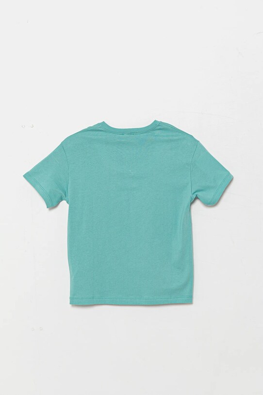 Chłopiec United Colors of Benetton t-shirt bawełniany dziecięcy 3I1XC10OO.G.Seasonal turkusowy