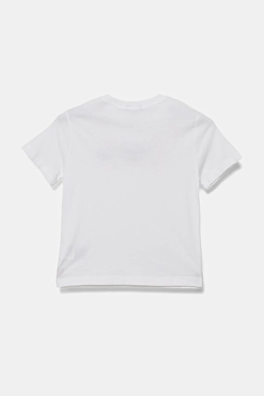Παιδικό βαμβακερό μπλουζάκι United Colors of Benetton 3I1XG10JO.P.Seasonal λευκό SS25