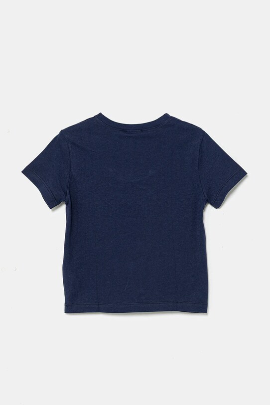 United Colors of Benetton tricou de bumbac pentru copii 3I1XG10JO.P.Seasonal bleumarin SS25