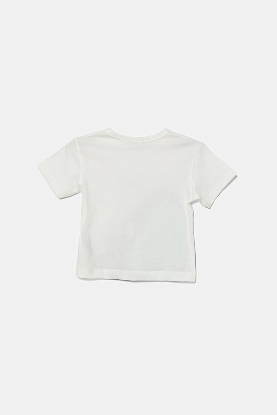 Дитяча бавовняна футболка United Colors of Benetton 3I1XG10JL.P.Seasonal білий SS25