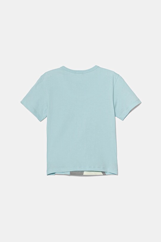 United Colors of Benetton tricou de bumbac pentru copii 3I1XG10JL.P.Seasonal albastru SS25