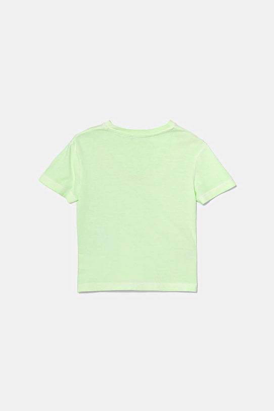 United Colors of Benetton tricou de bumbac pentru copii 3085G10JP.P.Seasonal verde SS25