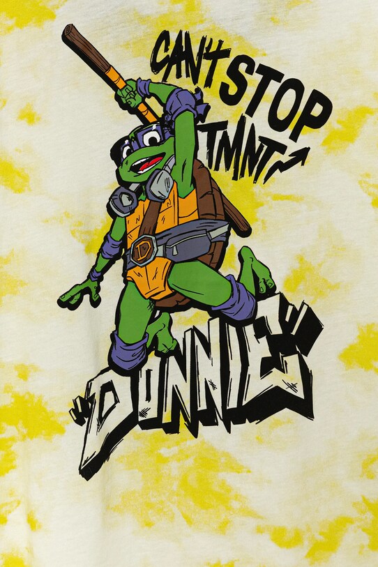 Dječaci Dječja pamučna majica kratkih rukava United Colors of Benetton 3ORKC10P3.G.Seasonal zlatna