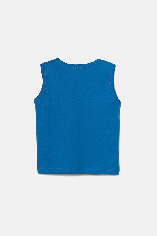 Детская хлопковая футболка United Colors of Benetton 3I1XGH013.P.Seasonal голубой SS25