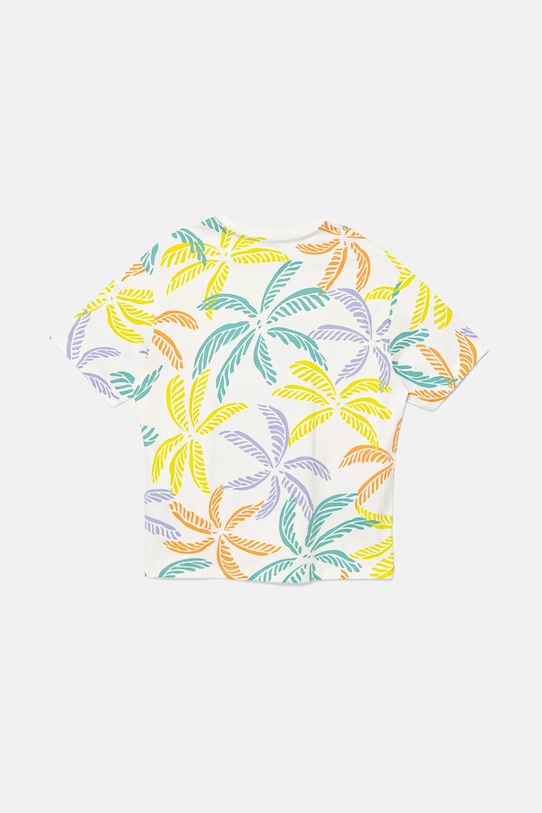 United Colors of Benetton t-shirt bawełniany dziecięcy 3PDQC10PA.G.Seasonal biały SS25