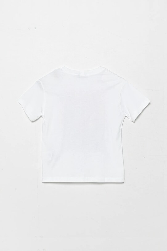 Băieți United Colors of Benetton tricou de bumbac pentru copii 3I1XC10P7.G.Seasonal alb