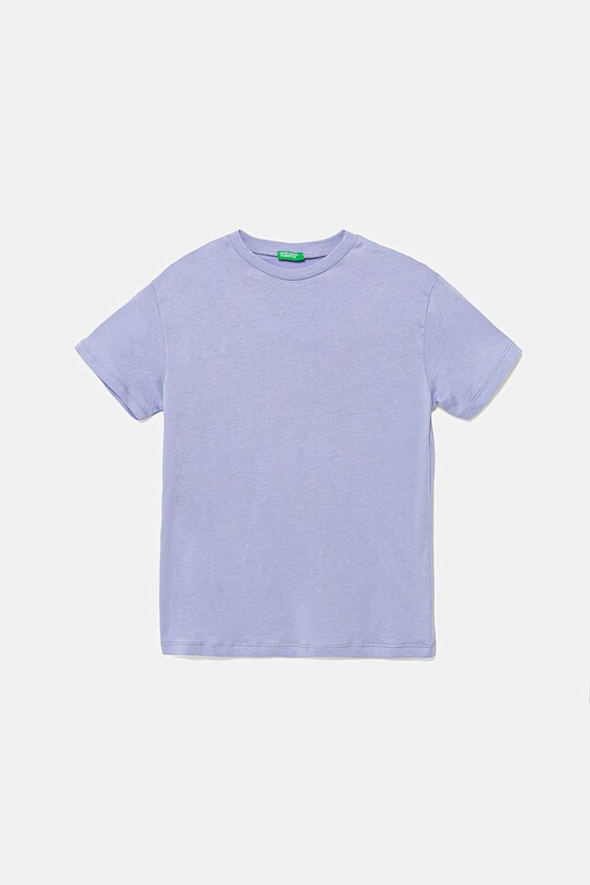 Detské bavlnené tričko United Colors of Benetton bavlna fialová 3I1XC10P7.G.Seasonal
