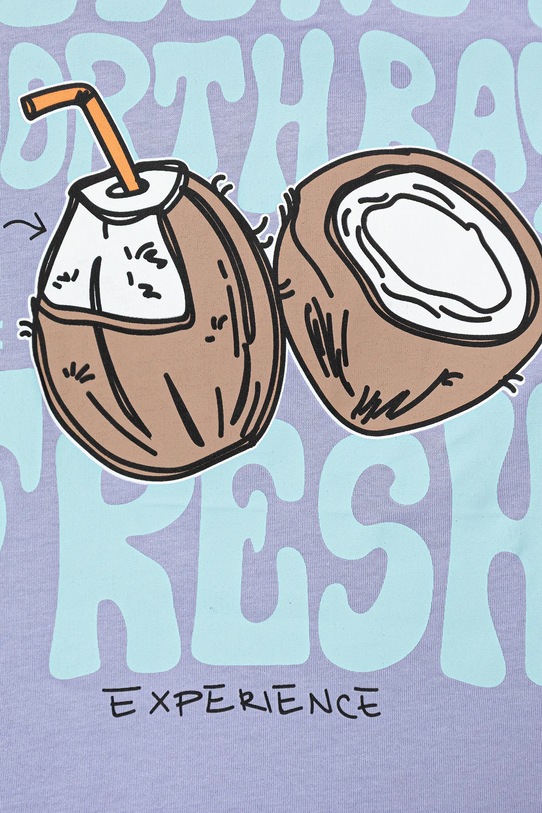 Băieți United Colors of Benetton tricou de bumbac pentru copii 3I1XC10P7.G.Seasonal violet