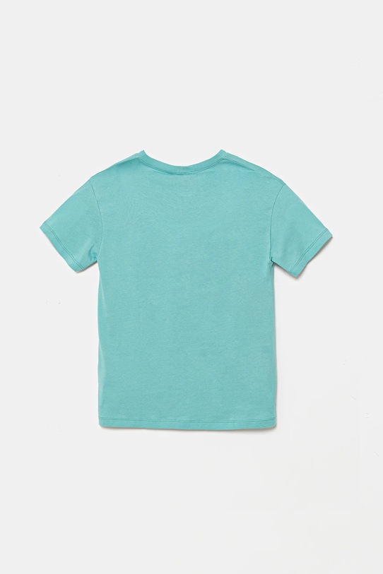 United Colors of Benetton t-shirt bawełniany dziecięcy 3I1XC10P7.G.Seasonal turkusowy SS25